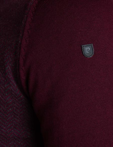 Bordo Slim Fit Kazak - 50205226019