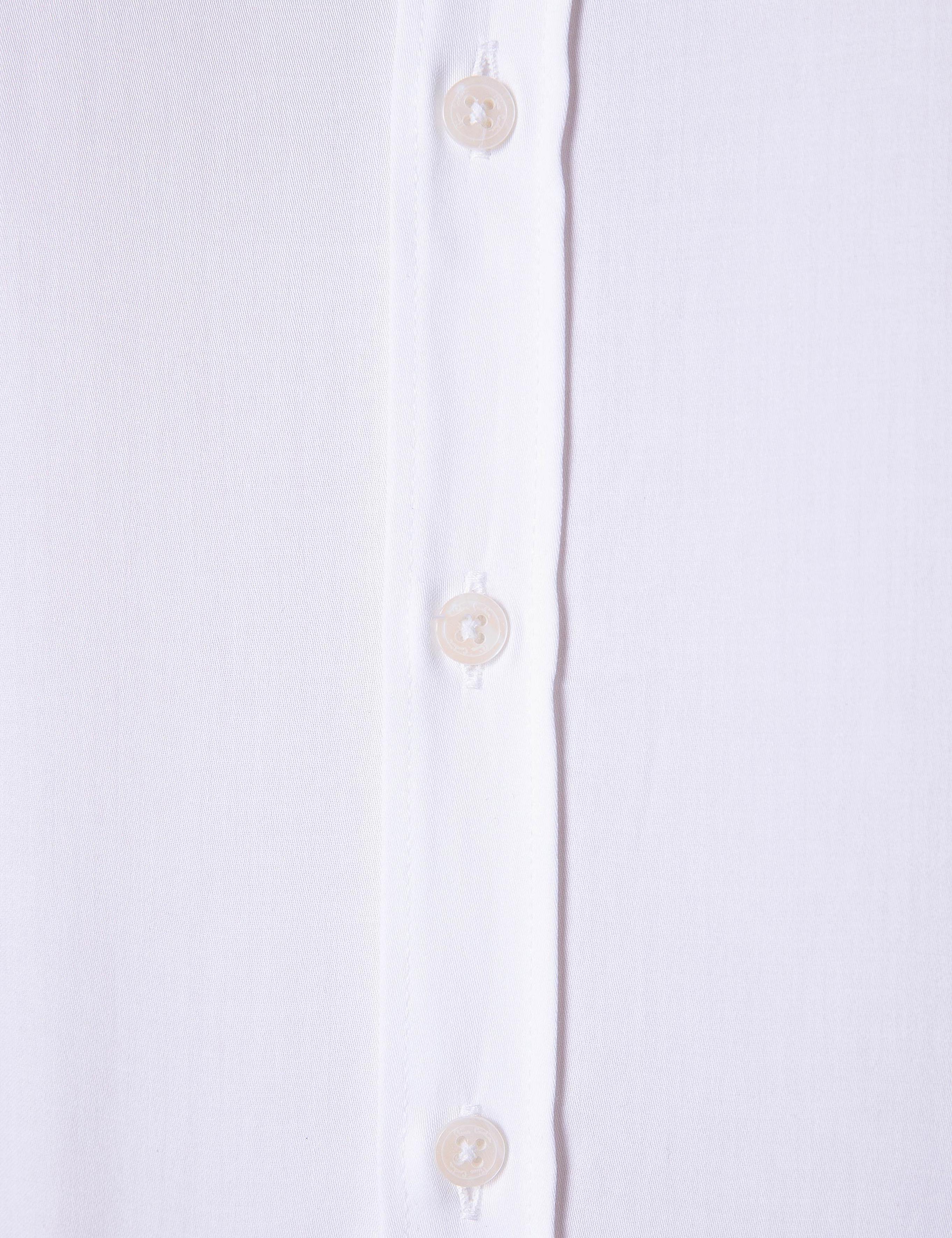 Beyaz Slim Fit Uzun Kollu Basic Gömlek