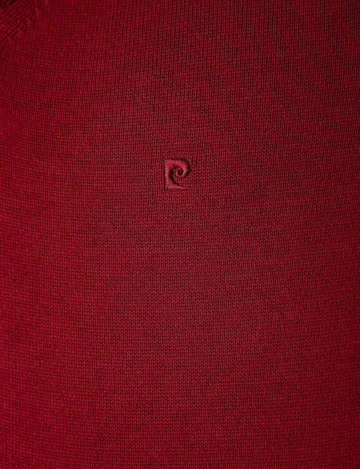 Kırmızı Slim Fit Basic Kazak - 50207495146