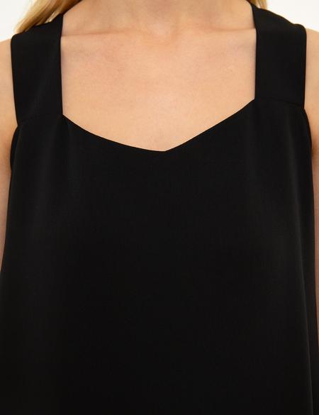 Siyah Askılı Bluz - 50204421011