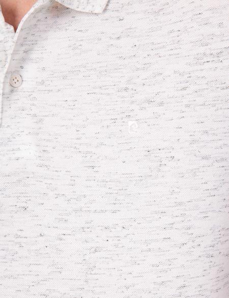 Beyaz Slim Fit Polo Yaka T-Shirt - 50203588006