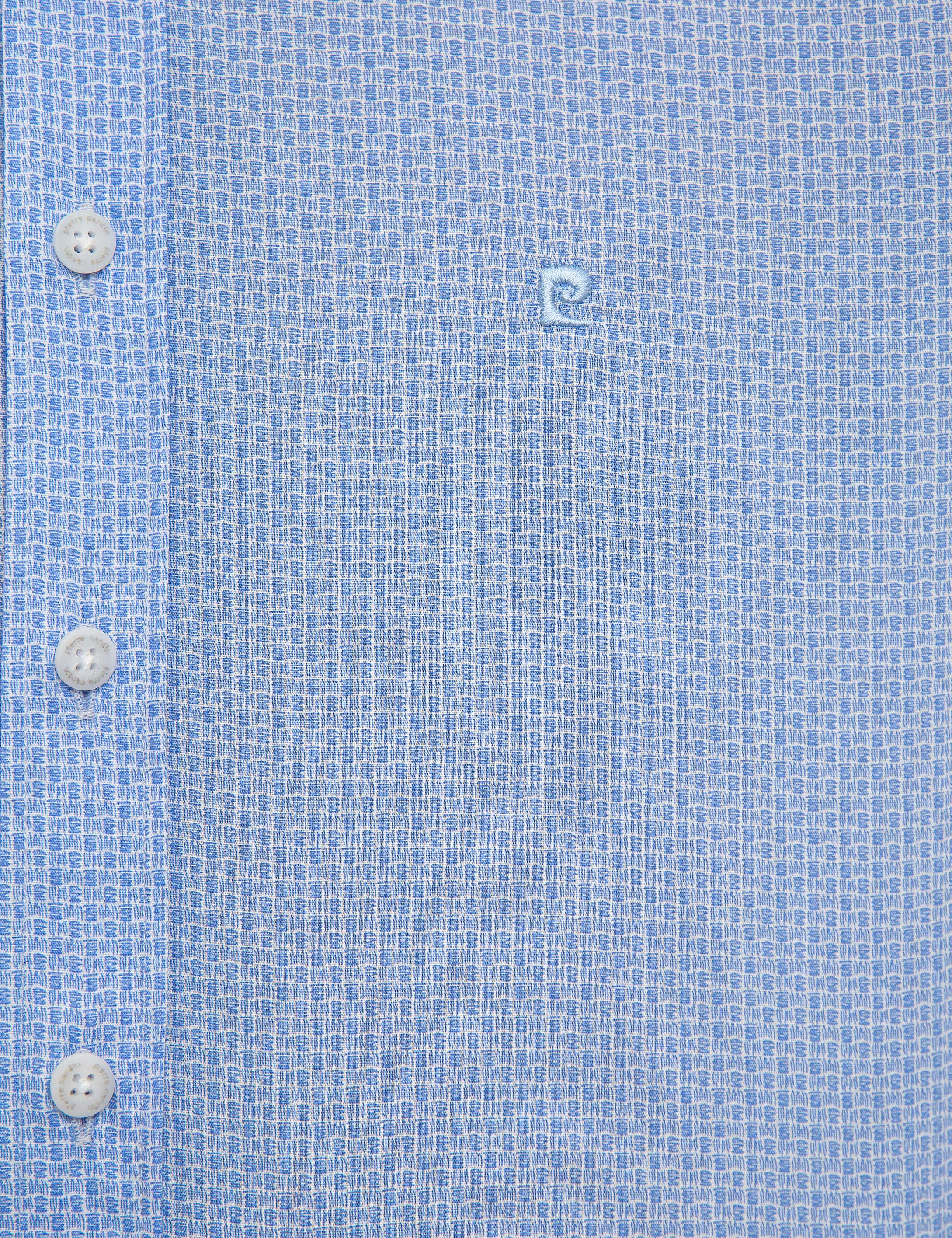 Mavi Slim Fit Gömlek - Image 5