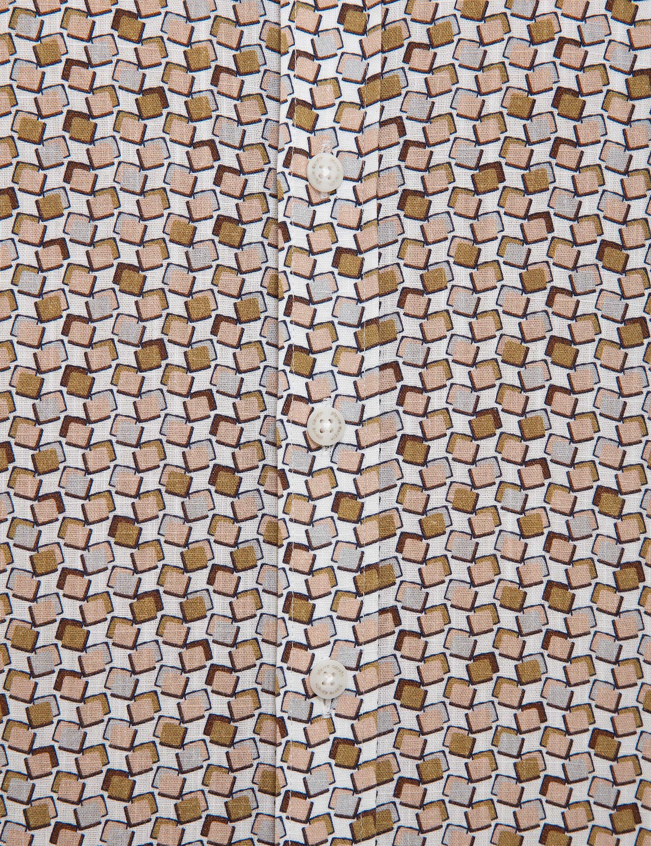 Haki Slim Fit Kısa Kollu Gömlek