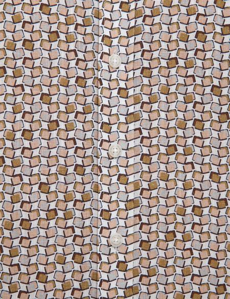 Haki Slim Fit Kısa Kollu Gömlek - 50221410004