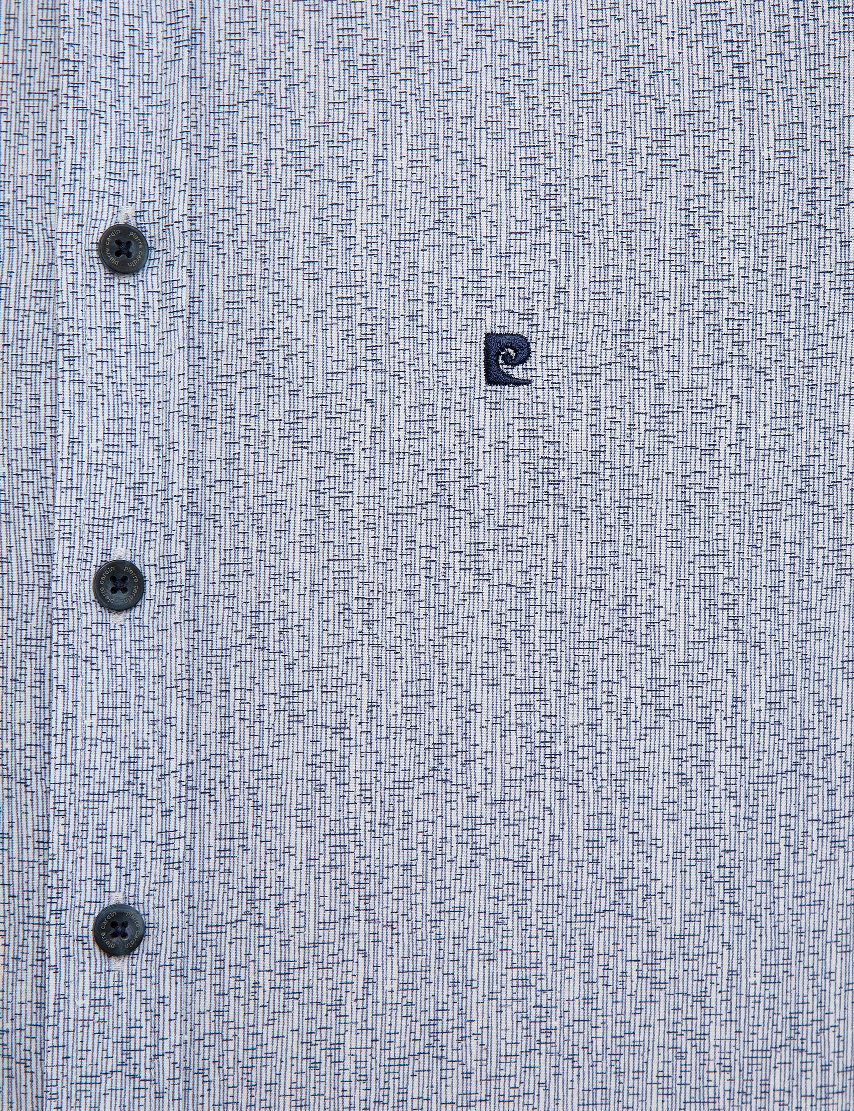 Lacivert Slim Fit Uzun Kollu Gömlek