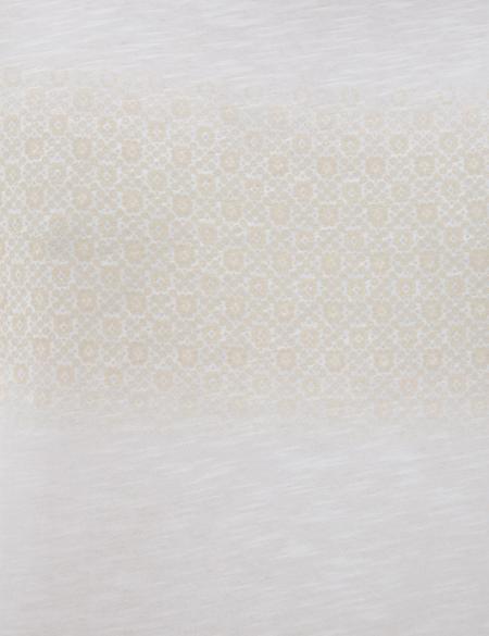 Beyaz Slim Fit Bisiklet Yaka Tişört - 50222957004