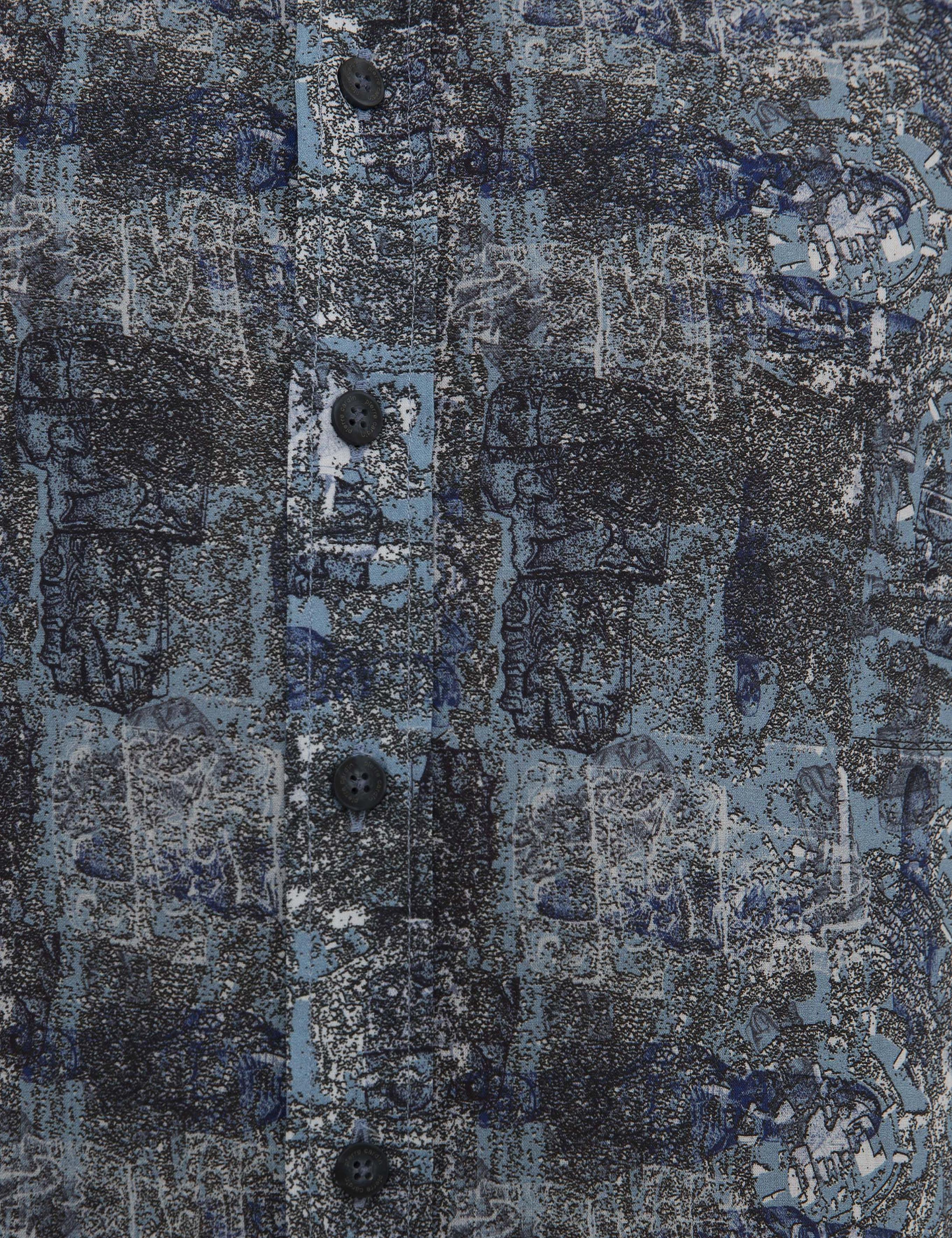 Mavi Slim Fit Gömlek