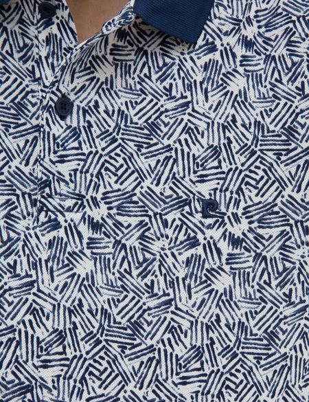 Lacivert Slim Fit Polo Yaka Tişört - 50224460001