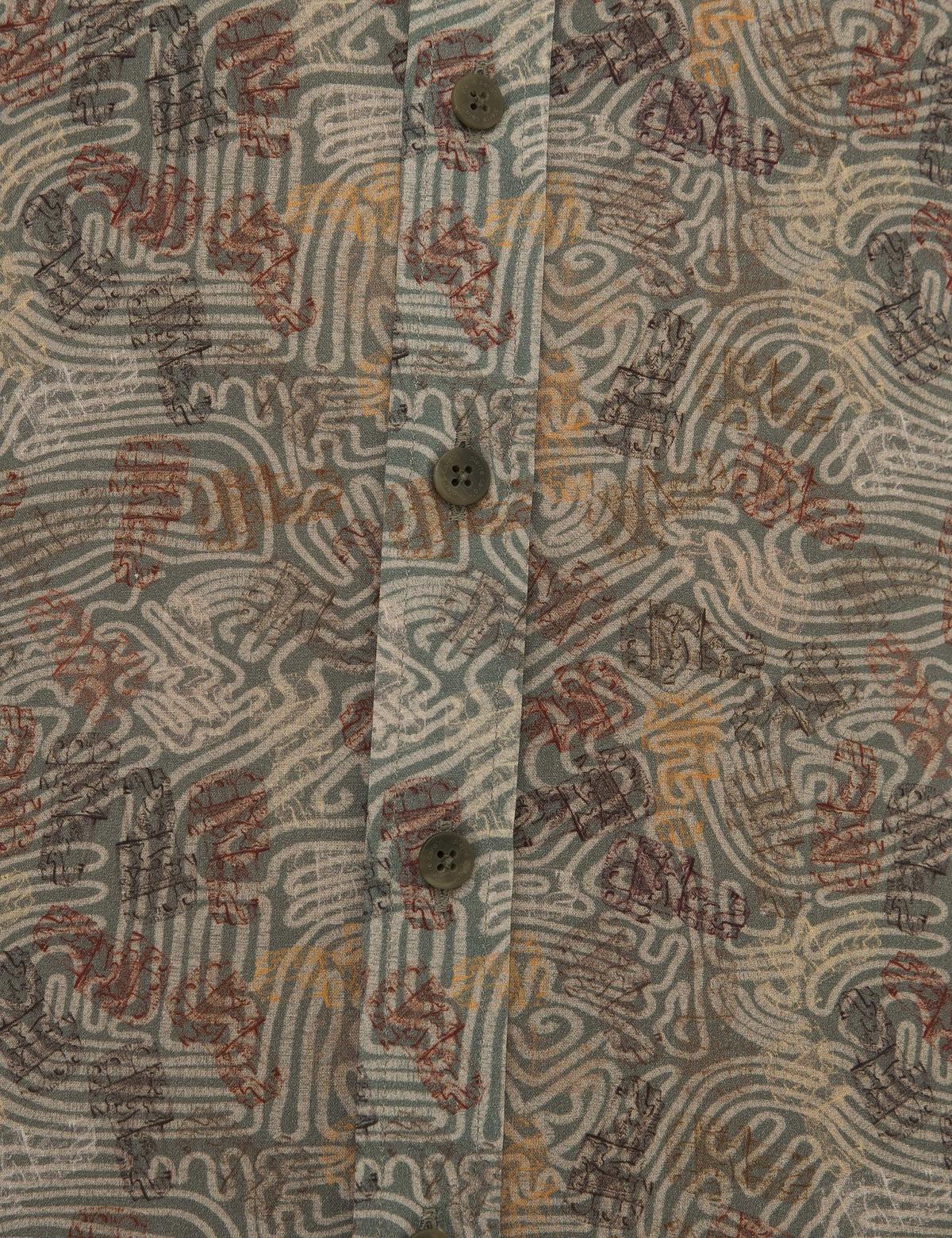 Haki Slim Fit Gömlek - 50223141014