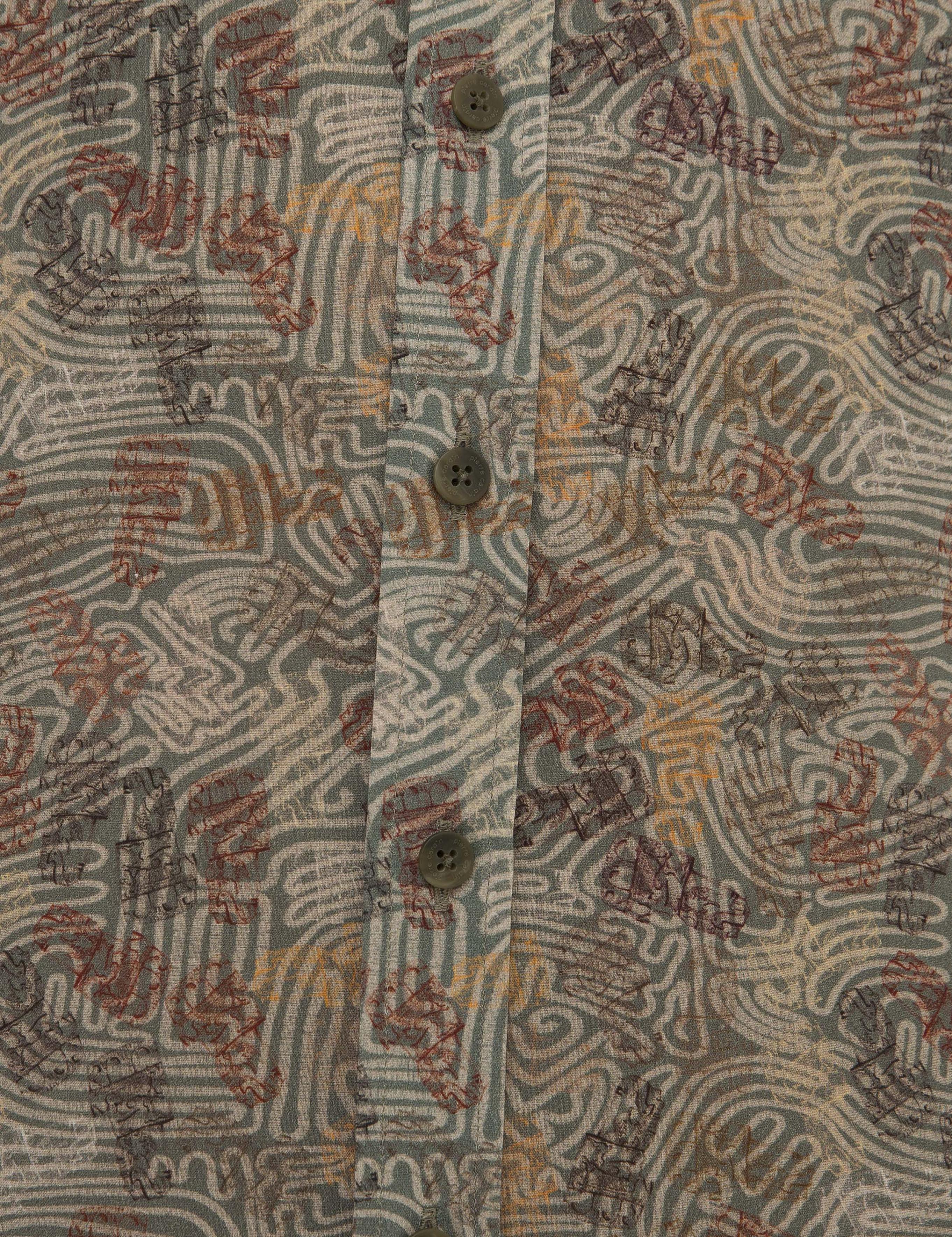 Haki Slim Fit Gömlek