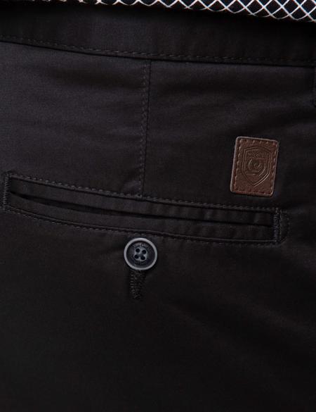 Siyah Regular Fit Chino Pantolon - 50189186020