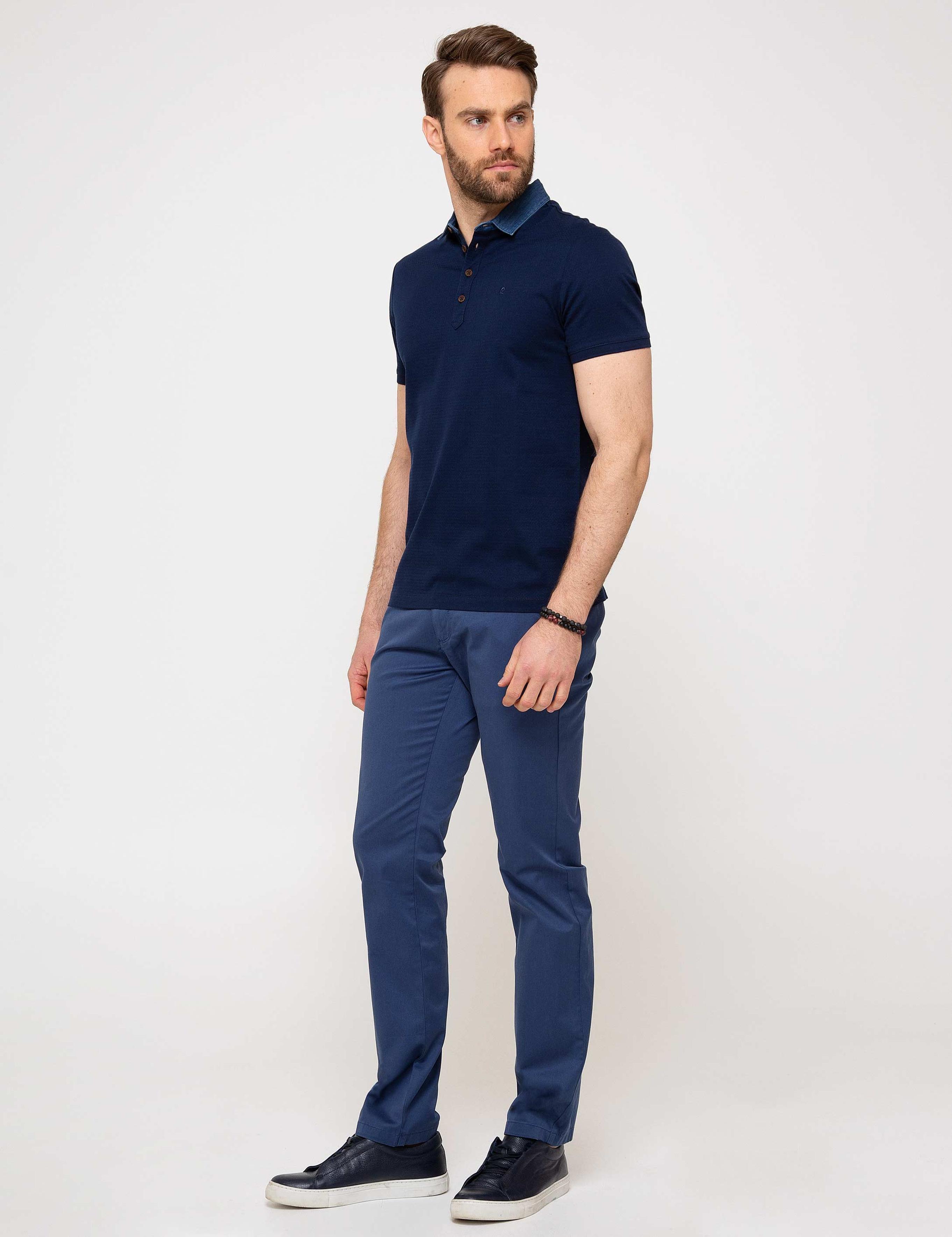 İndigo Regular Fit Chino Pantolon