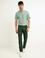 Yeşil Regular Fit Kısa Kol Gömlek