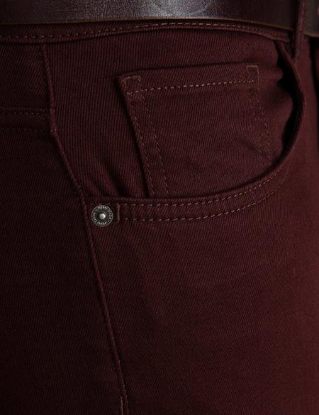 Bordo Denim Pantolon - 50198119003