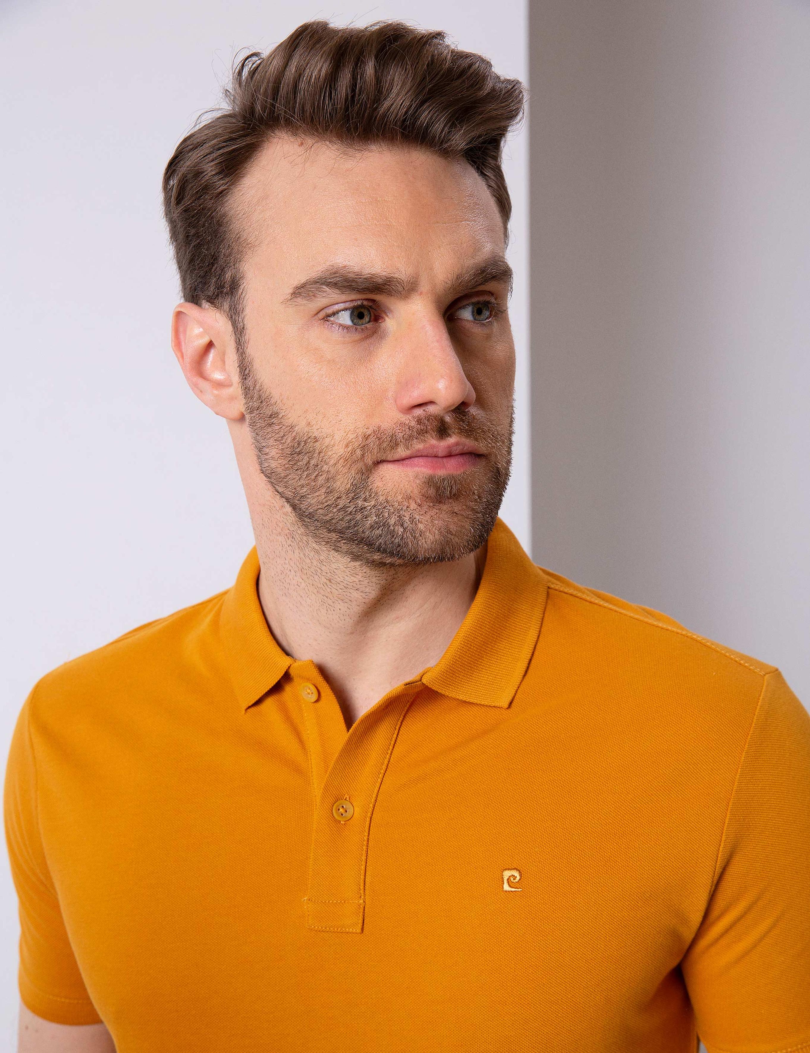 Safran Slim Fit Basic Polo Yaka T-Shirt