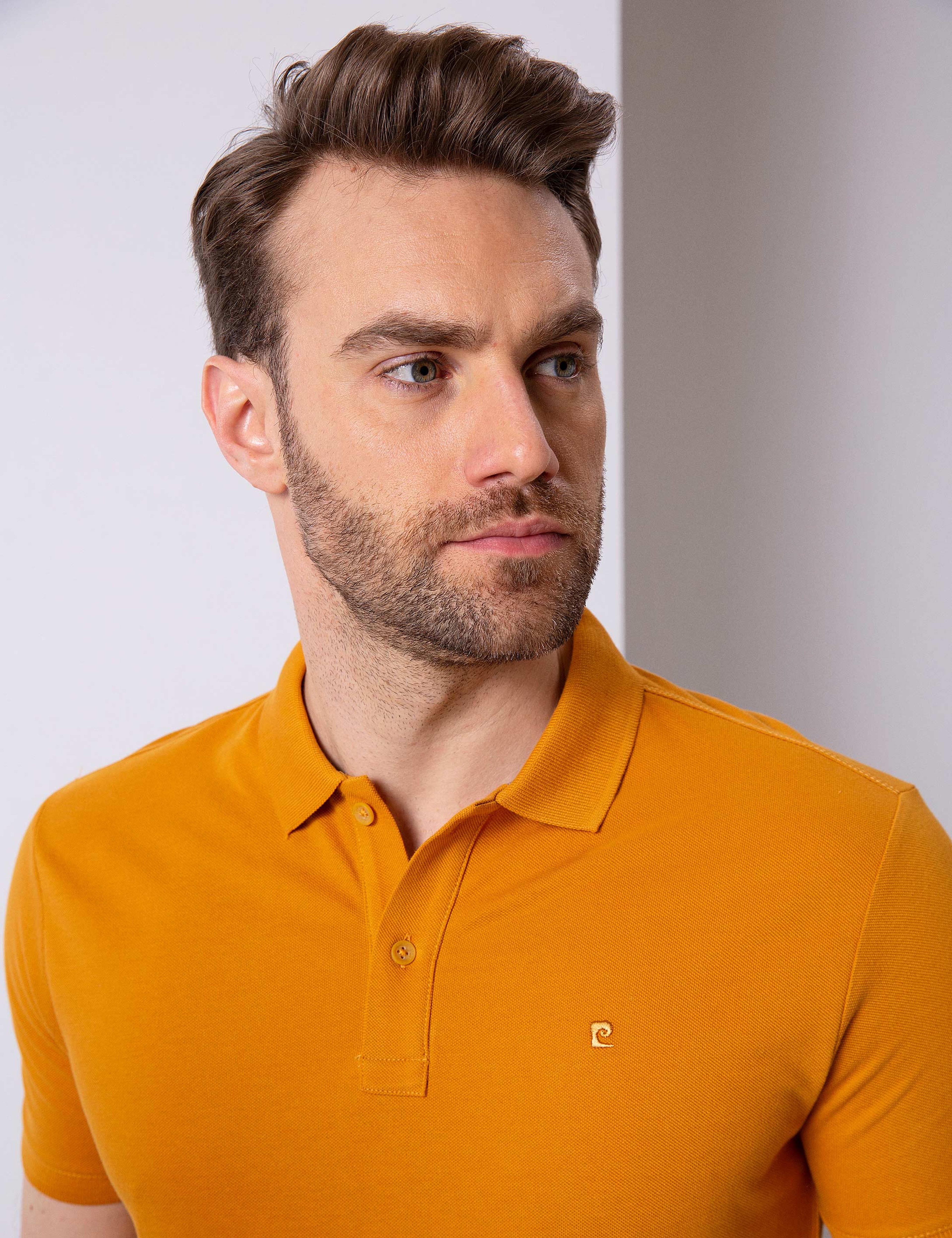 Safran Slim Fit Basic Polo Yaka T-Shirt