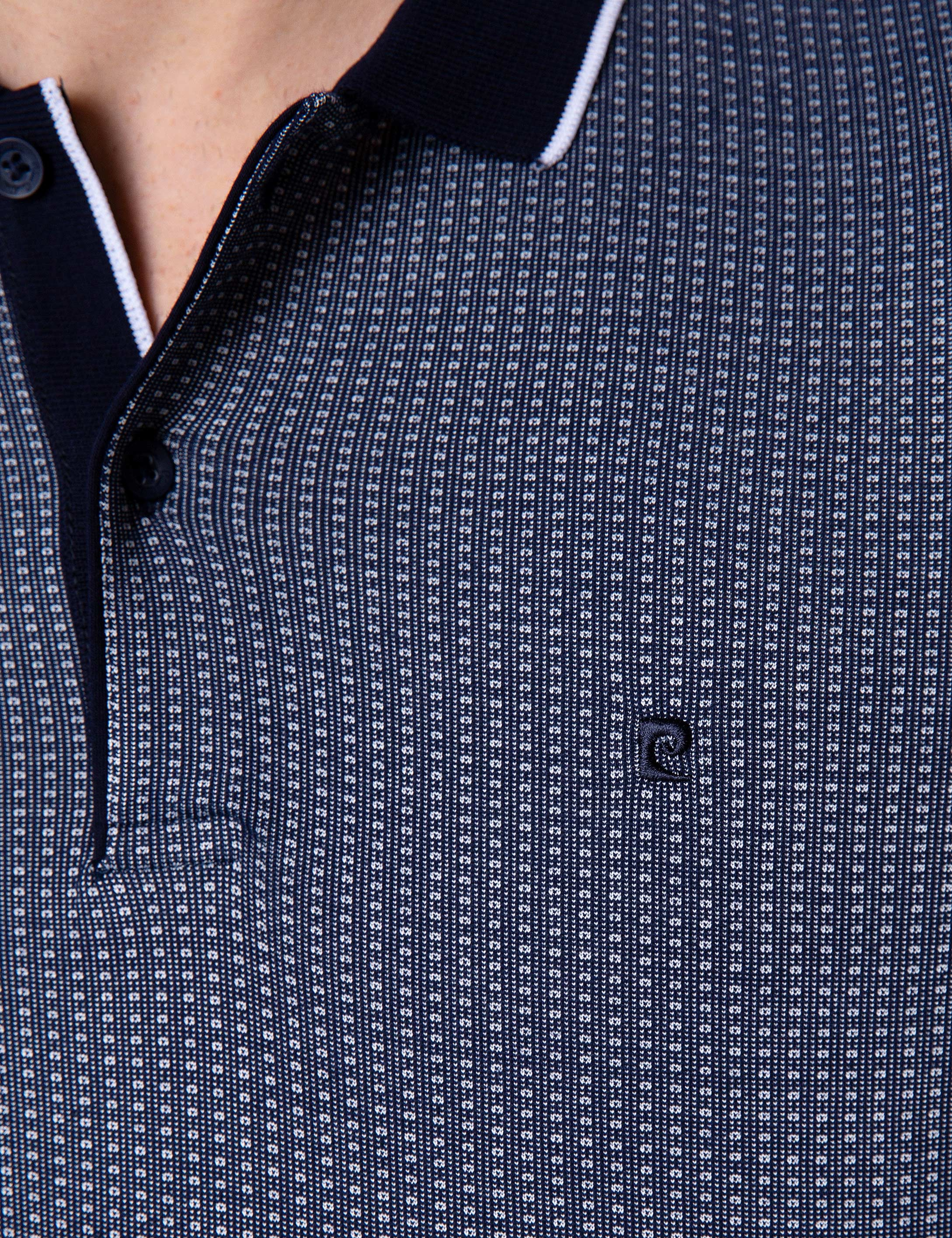 Lacivert Slim Fit Polo Yaka T-Shirt