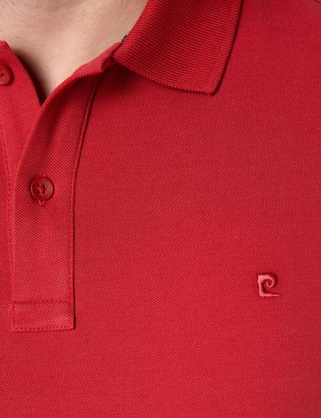 Kiremit Slim Fit Basic Polo Yaka T-Shirt - 50199338168