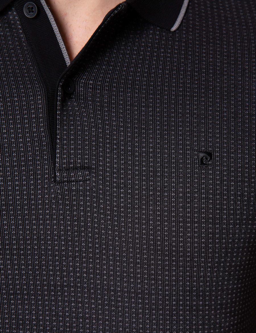 Siyah Slim Fit Polo Yaka T-Shirt