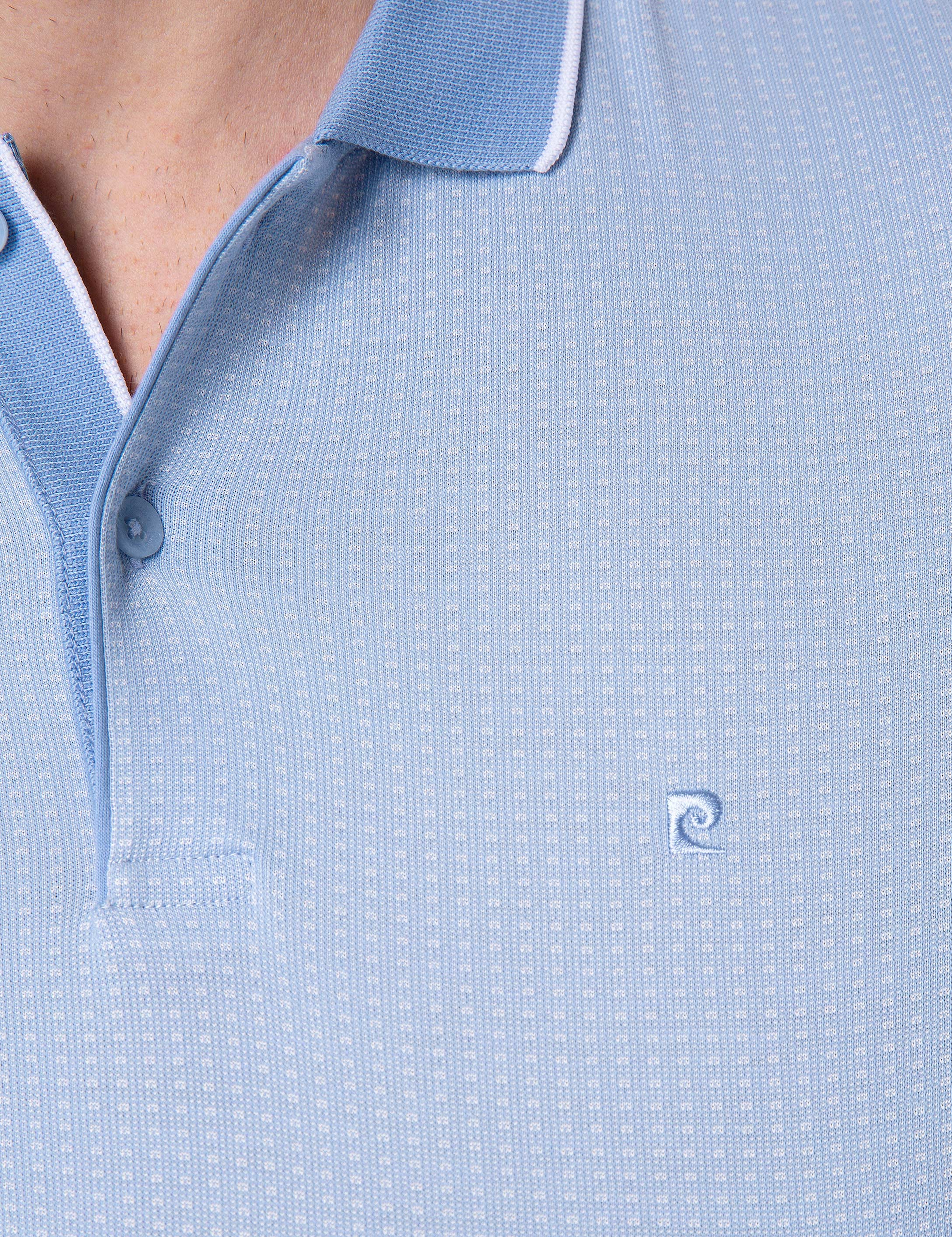 Açık Mavi Slim Fit Polo Yaka T-Shirt