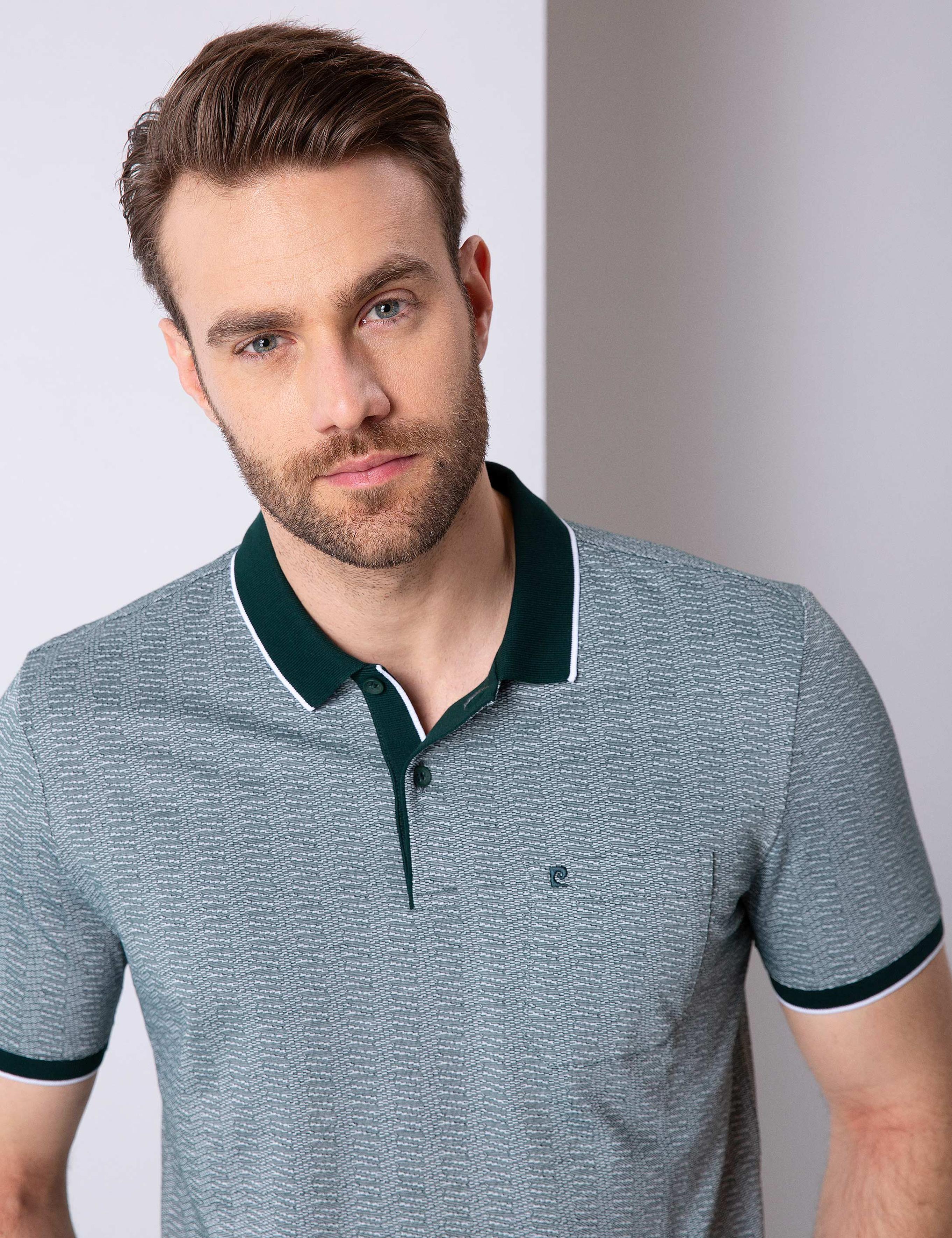 Koyu Yeşil Regular Fit Polo Yaka T-Shirt