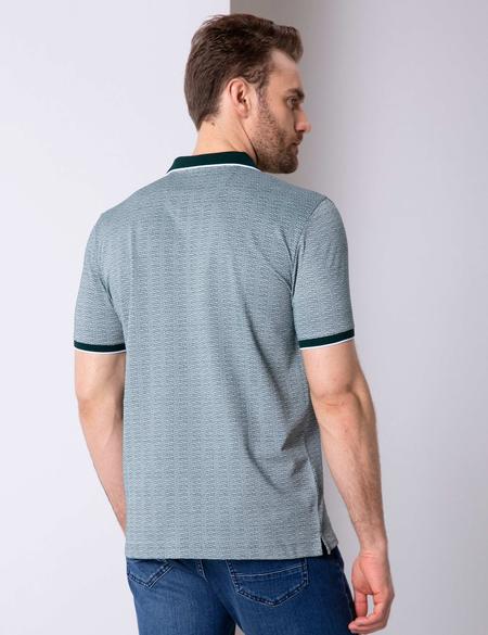 Koyu Yeşil Regular Fit Polo Yaka T-Shirt - 50199635017
