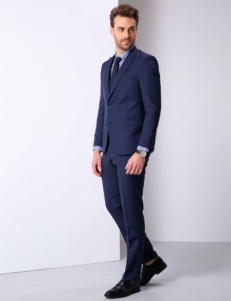 Lacivert Slim Fit Takım Elbise - 50199947005