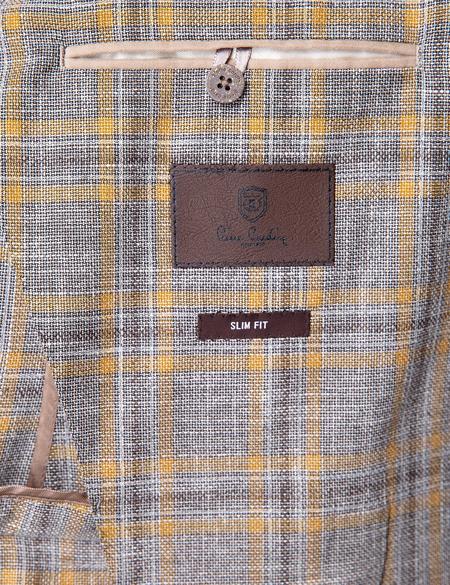 Kahverengi Slim Fit Ceket - 50199988005