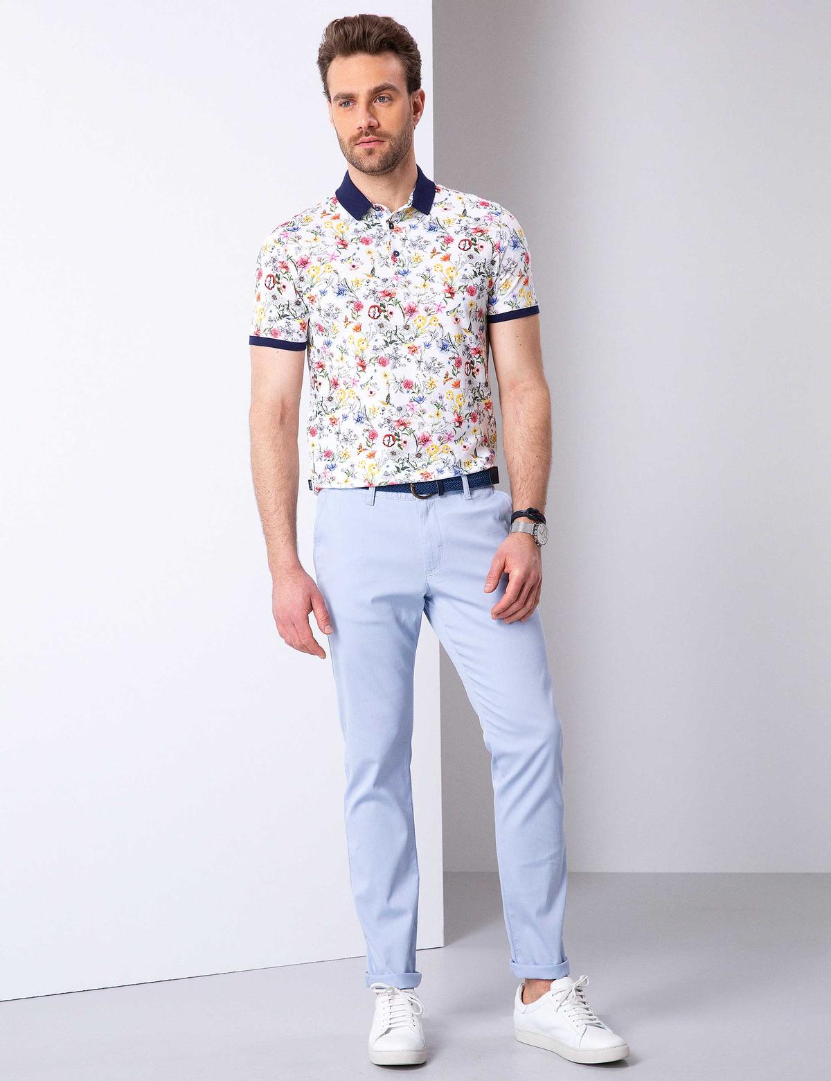 Çok Renkli Slim Fit Polo Yaka Tişört - 50200307015