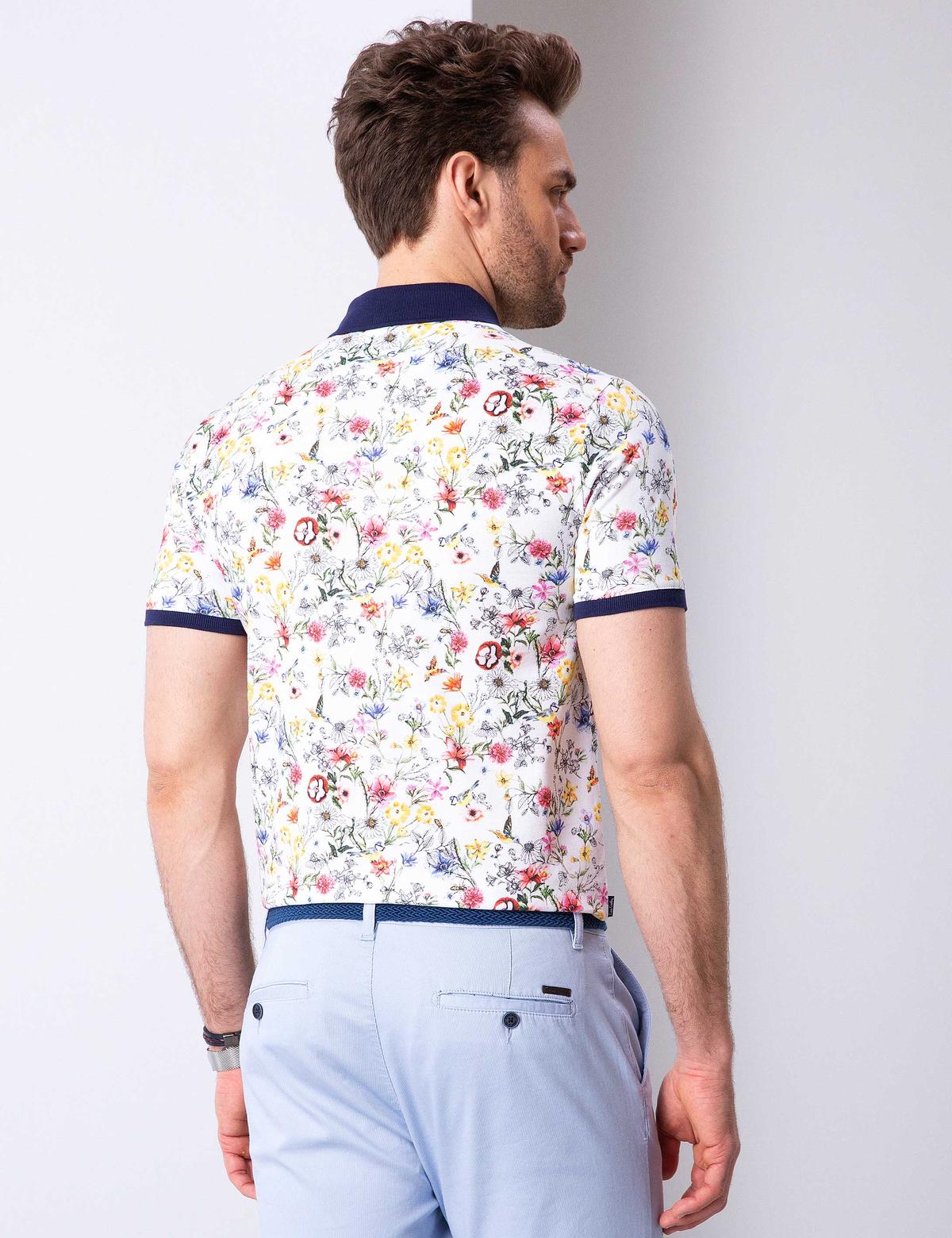 Çok Renkli Slim Fit Polo Yaka Tişört - 50200307015