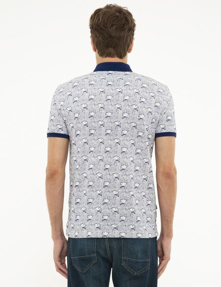 Lacivert Slim Fit Polo Yaka Tişört - 50200308023