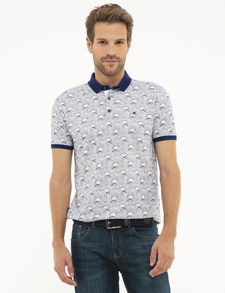 Lacivert Slim Fit Polo Yaka Tişört - 50200308023