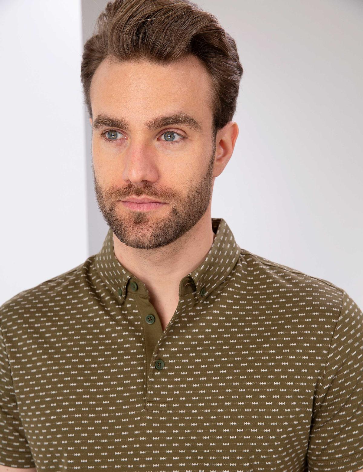 Haki Slim Fit Polo Yaka T-Shirt - 50200630011