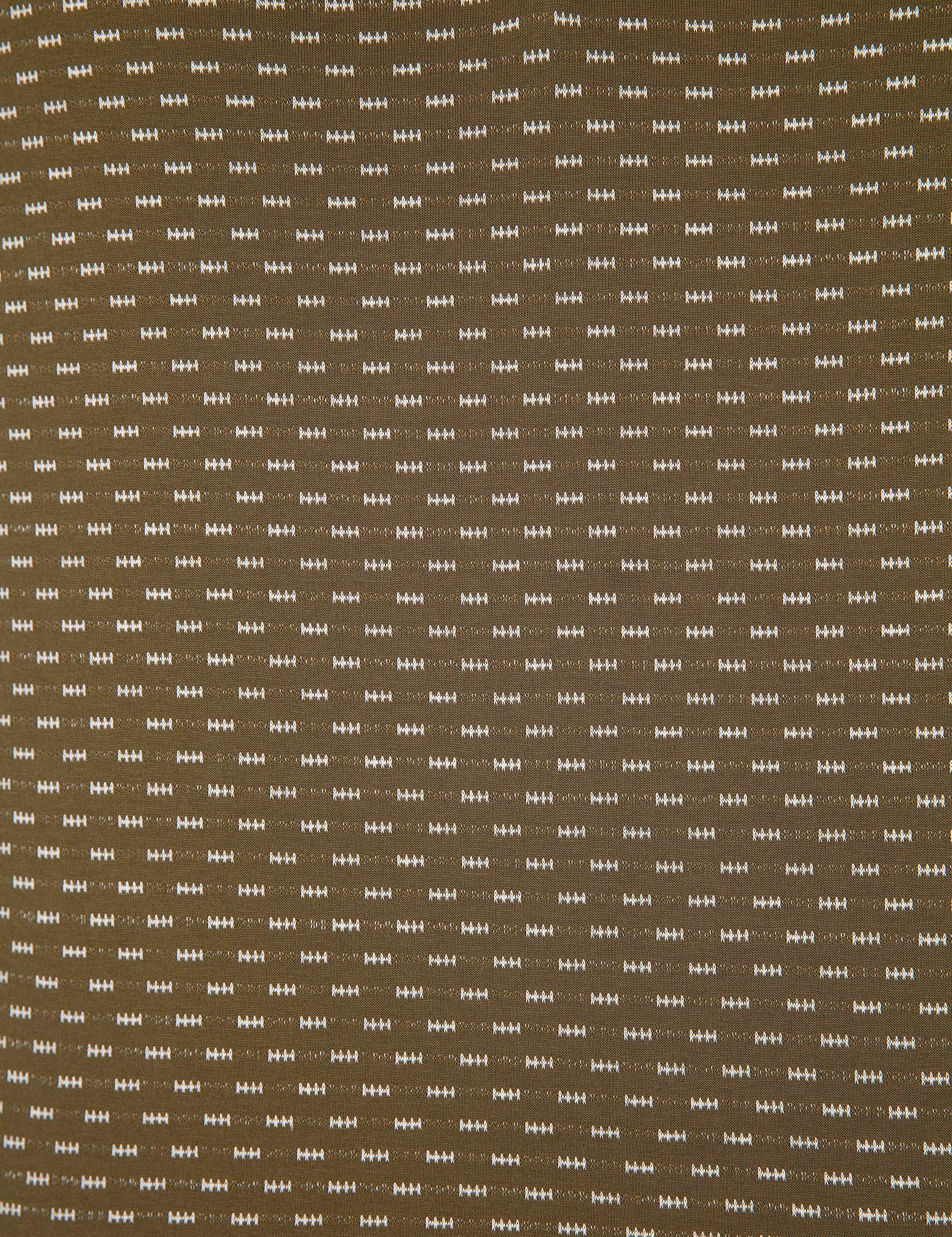 Haki Slim Fit Polo Yaka T-Shirt