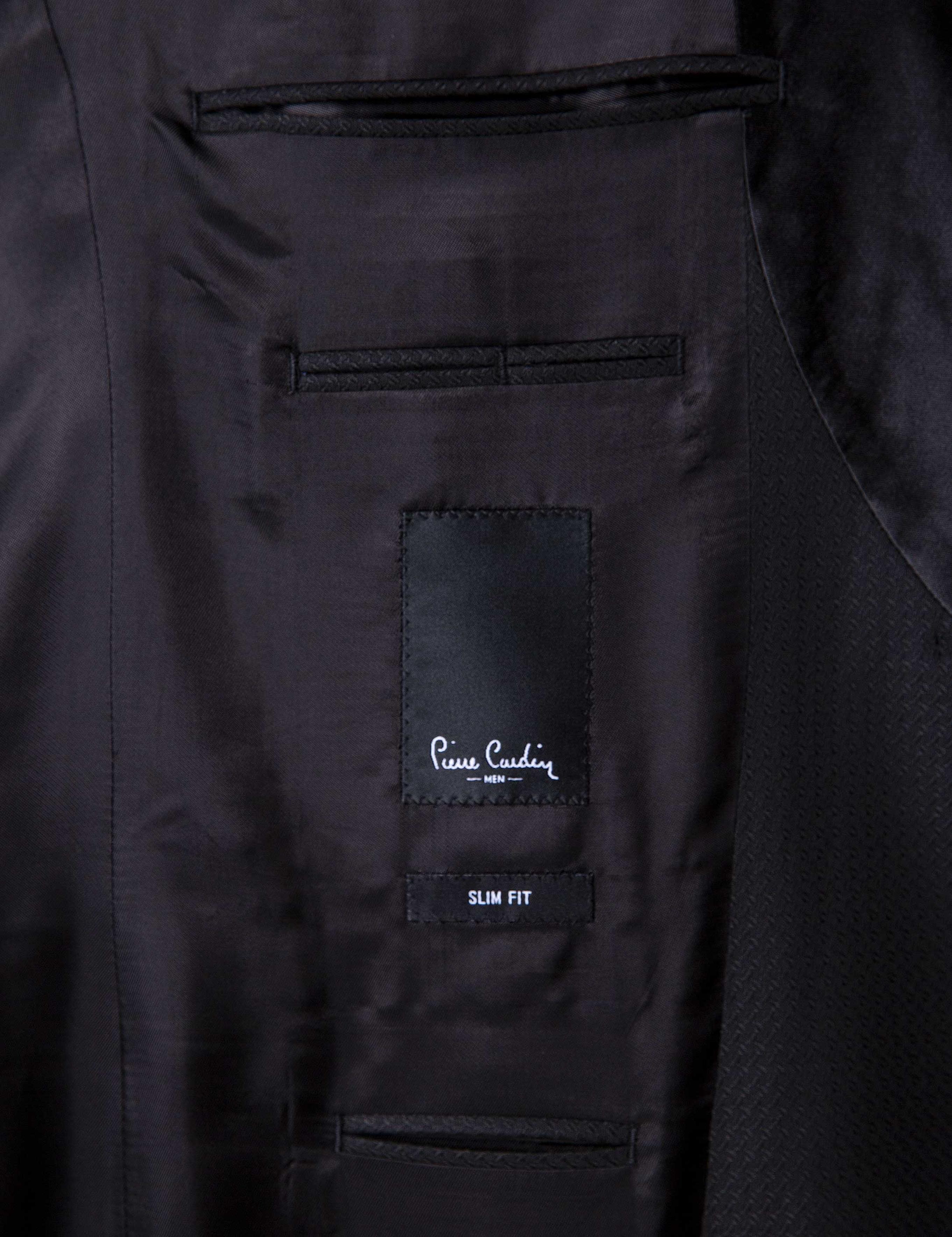 Siyah Slim Fit Smokin