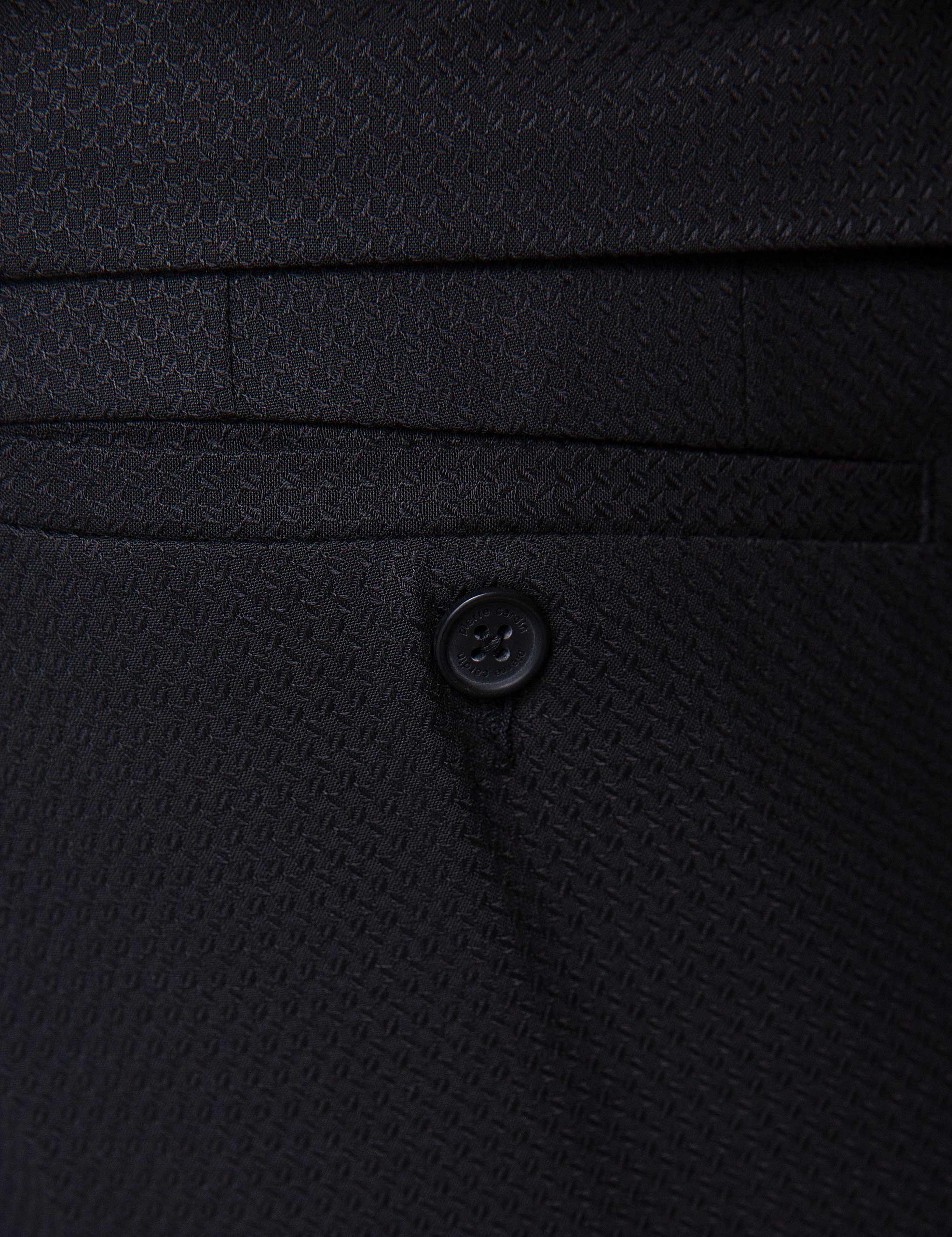 Siyah Slim Fit Smokin