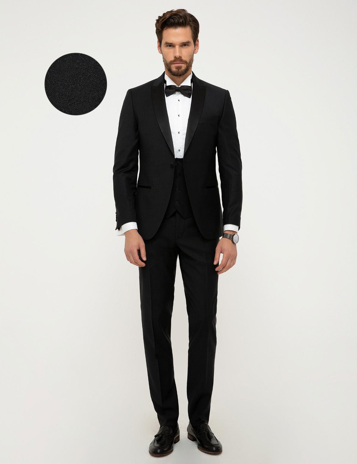 Siyah Ex. Slim Fit Smokin