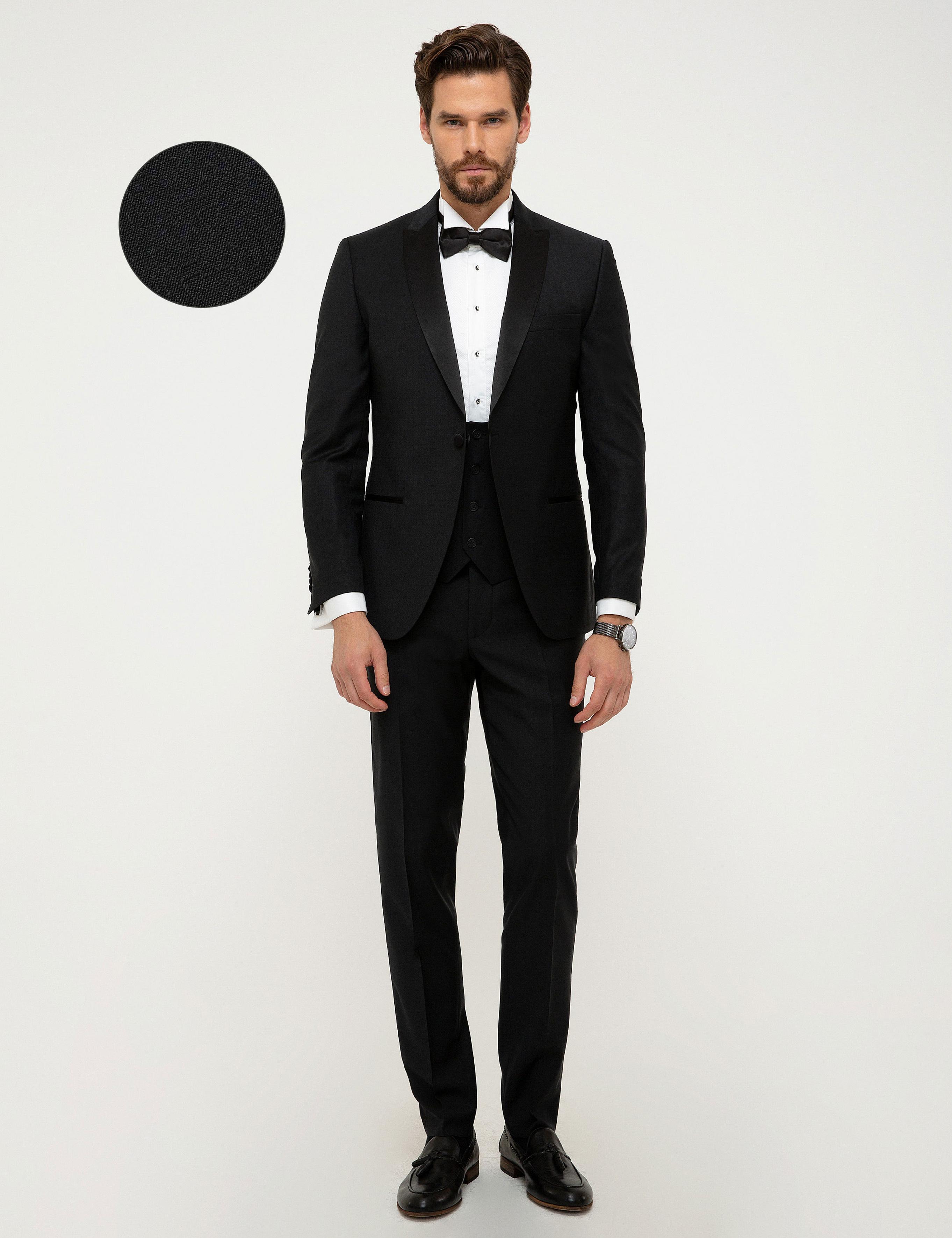 Siyah Ex. Slim Fit Smokin