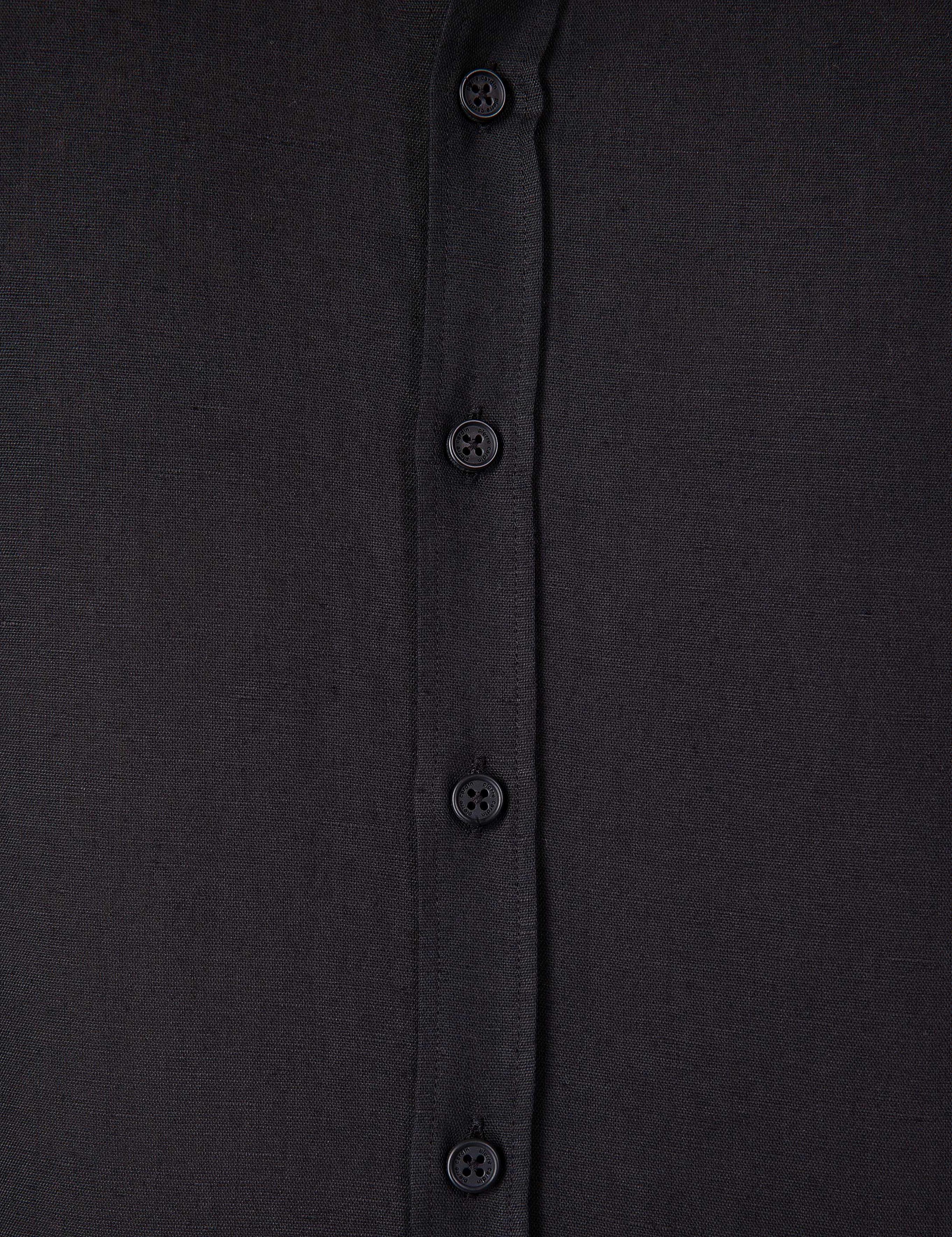 Siyah Slim Fit Gömlek