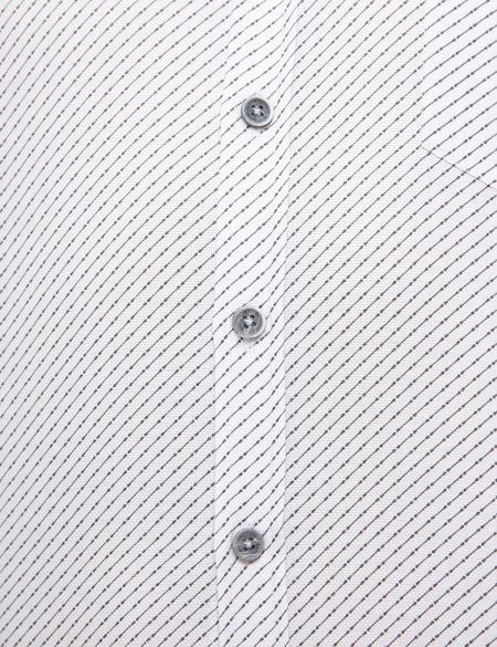 Açık Gri Regular Fit Kısa Kollu Gömlek - 50203482006