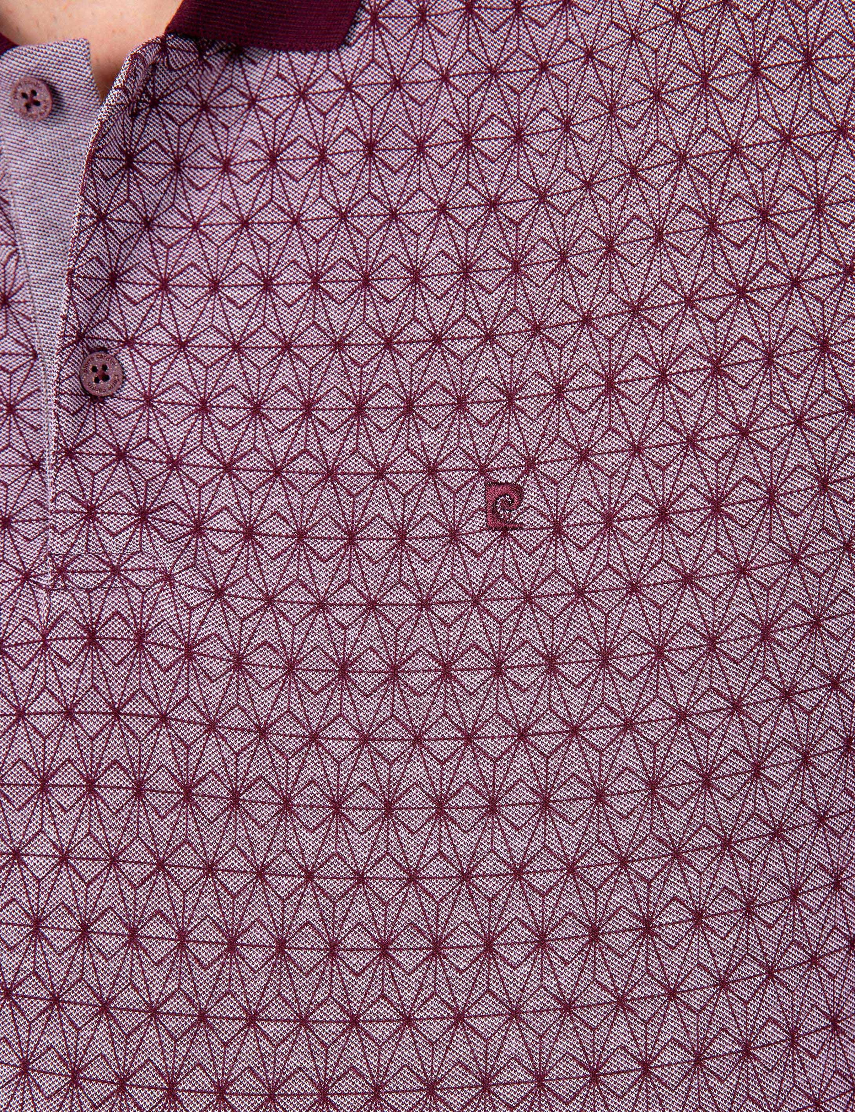 Bordo Slim Fit Polo Yaka T-Shirt