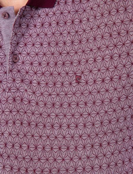 Bordo Slim Fit Polo Yaka T-Shirt - 50204376015