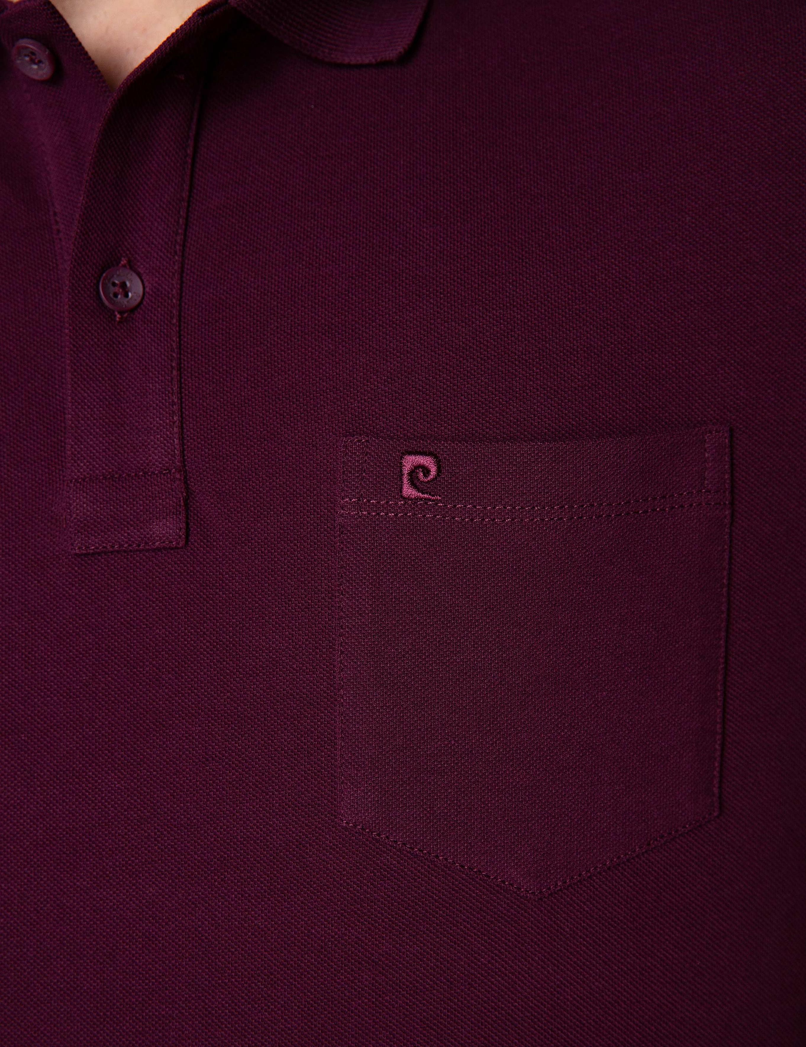 Bordo Regular Fit Basic Polo Yaka T-Shirt