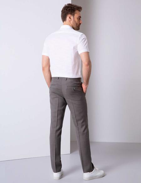 Açık Kahverengi Slim Fit Kumaş Pantolon - 50204919024