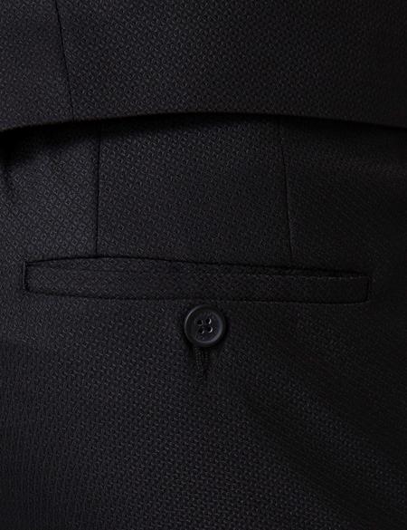 Siyah Yelekli Damatlık Smokin - 50205410030