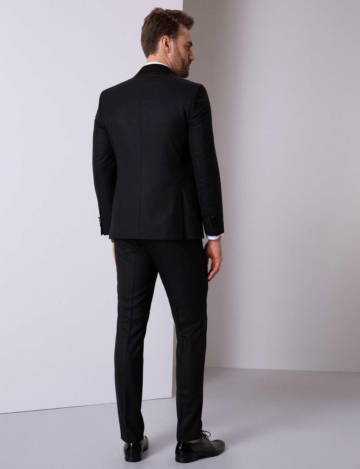 Siyah Yelekli Damatlık Smokin - 50205410030