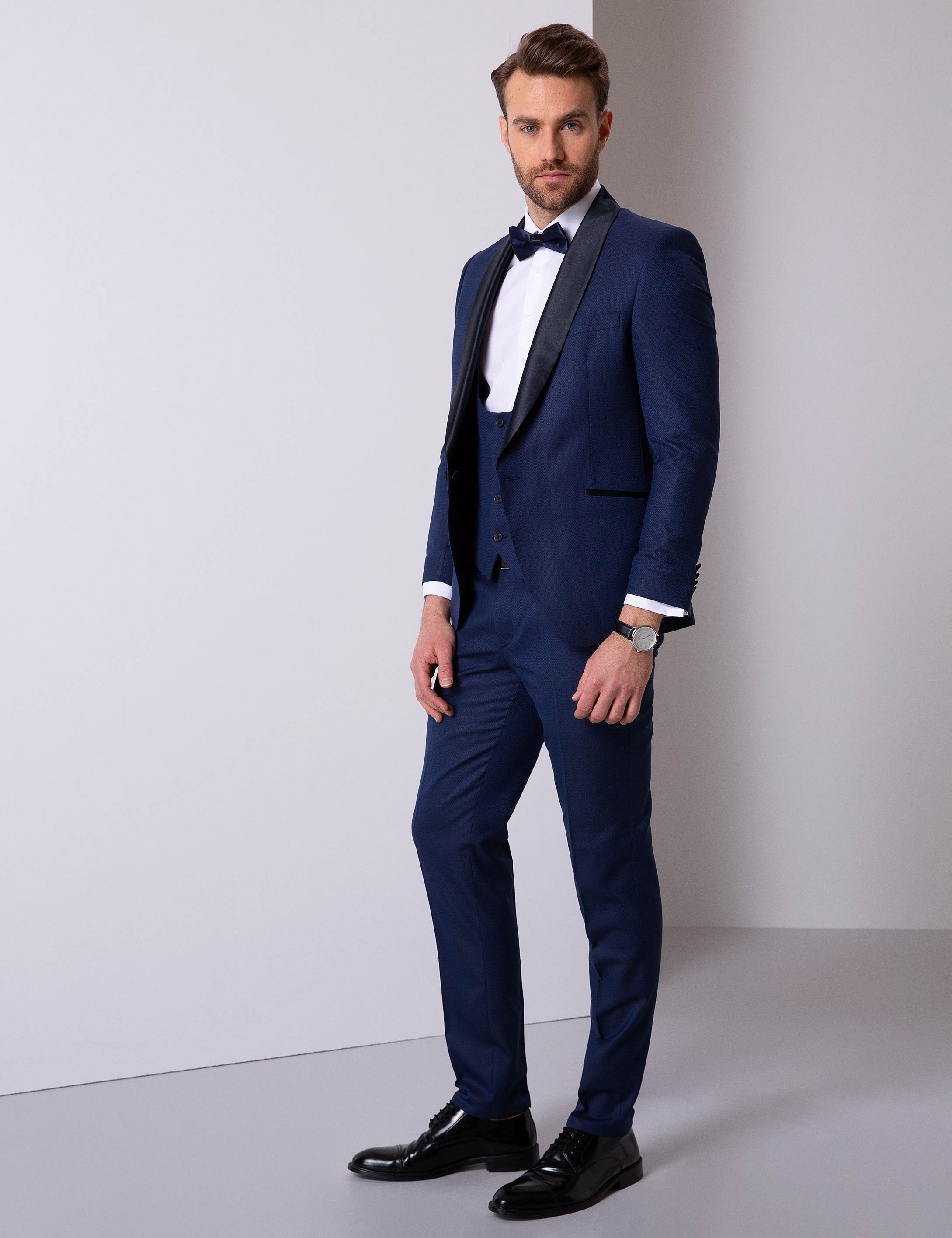 Lacivert Ex. Slim Fit Smokin - Image 3
