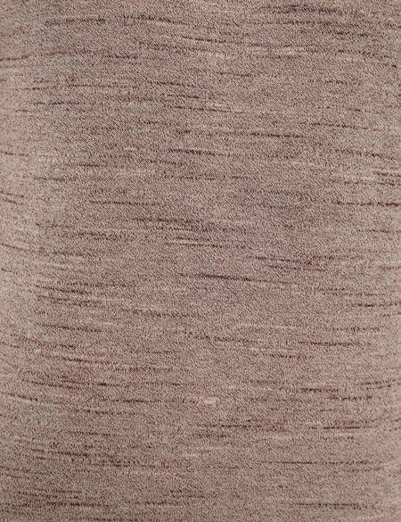 Gül Kurusu Slim Fit Bisiklet Yaka Triko Tişört - 50222983035