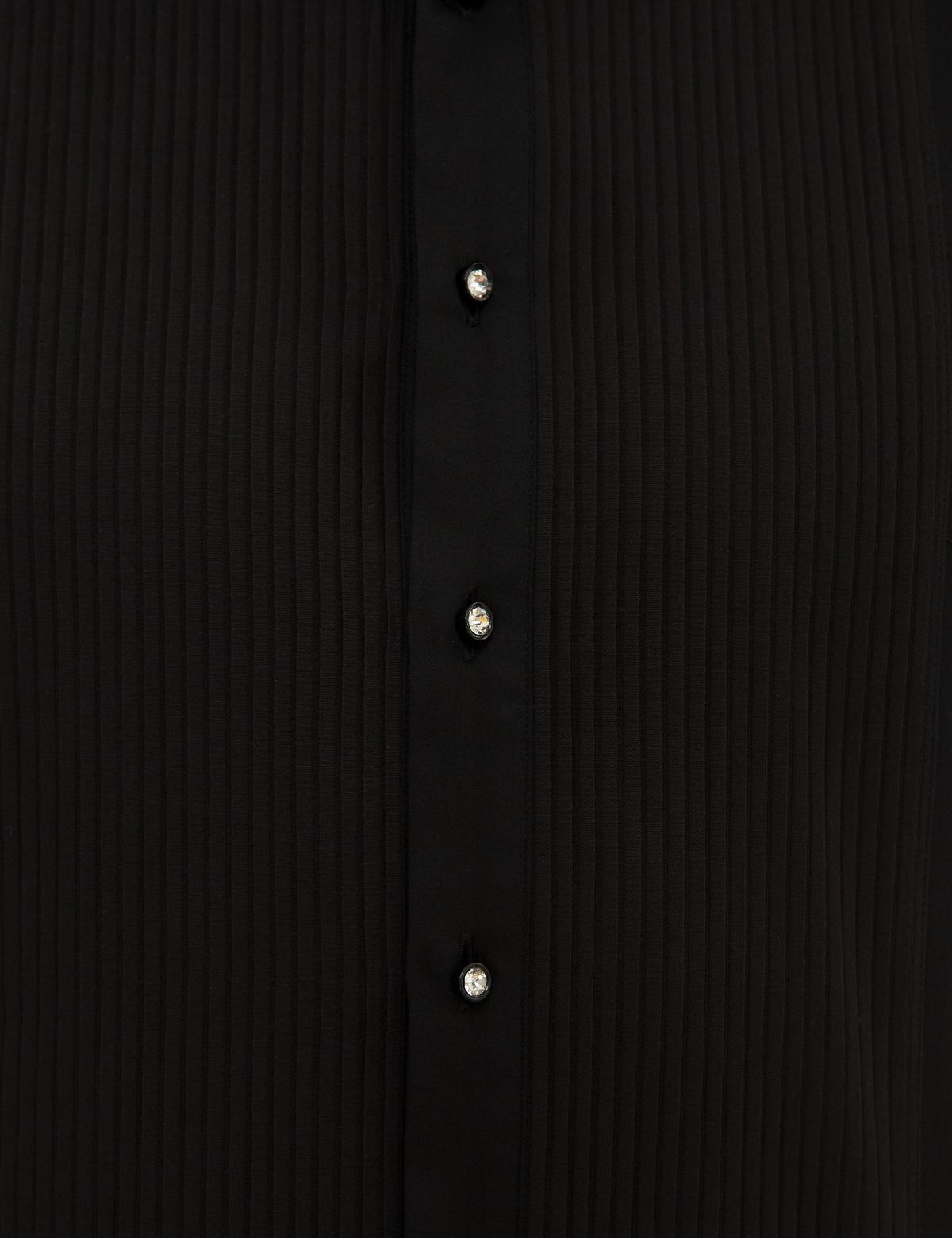 Siyah Slim Fit Smokin Gömlek - 50223005020