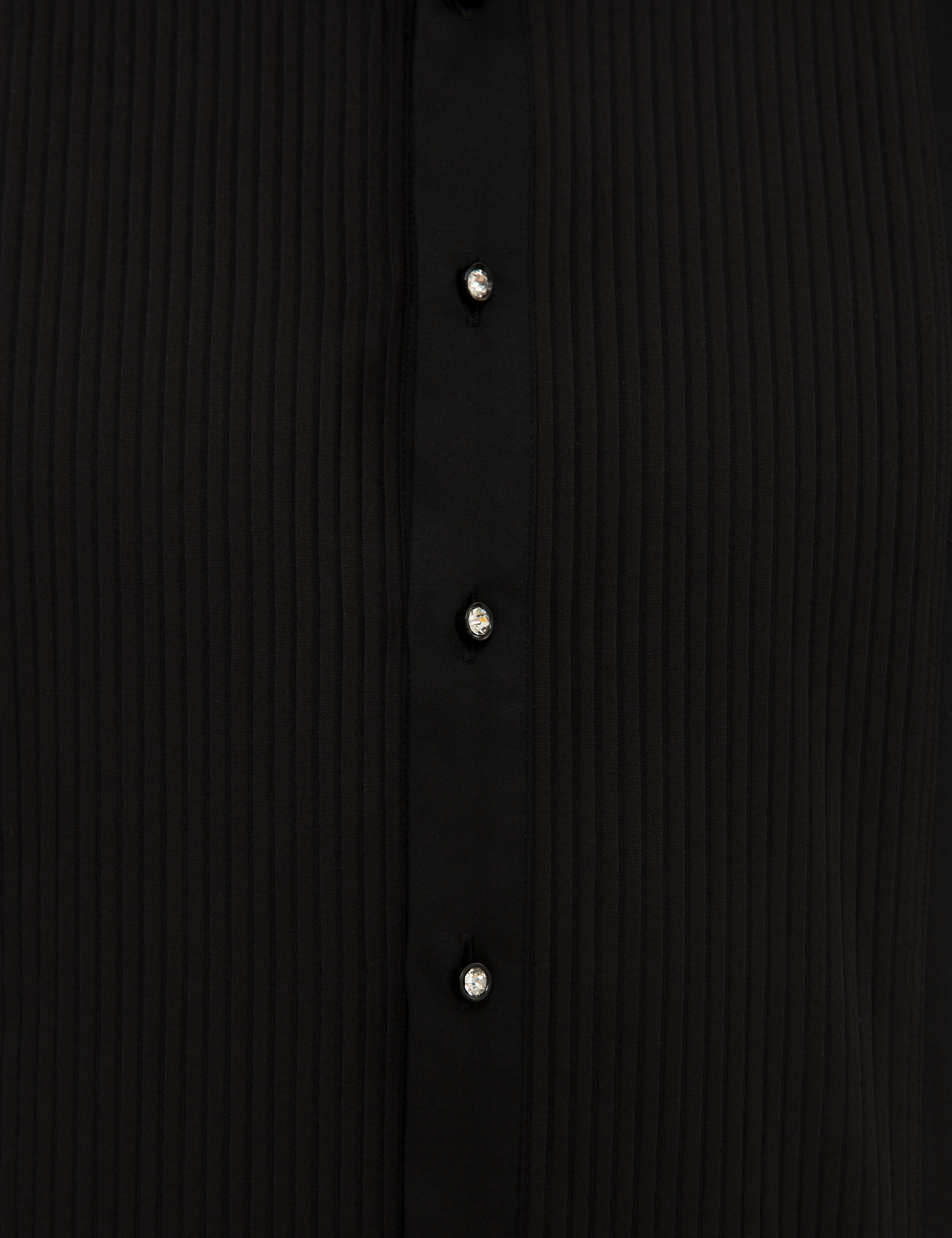 Siyah Slim Fit Smokin Gömlek